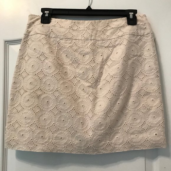Anna Taylor Loft Eyelet skirt - Picture 1 of 2